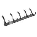 Black Metal Door Hook Rack Wall Cloth Hanger 45*4 cm