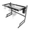 Heavy Duty Metal 2 Tier Dish Drainer Cutlery Stand for Kitchen 65*32*48 cm 2000G