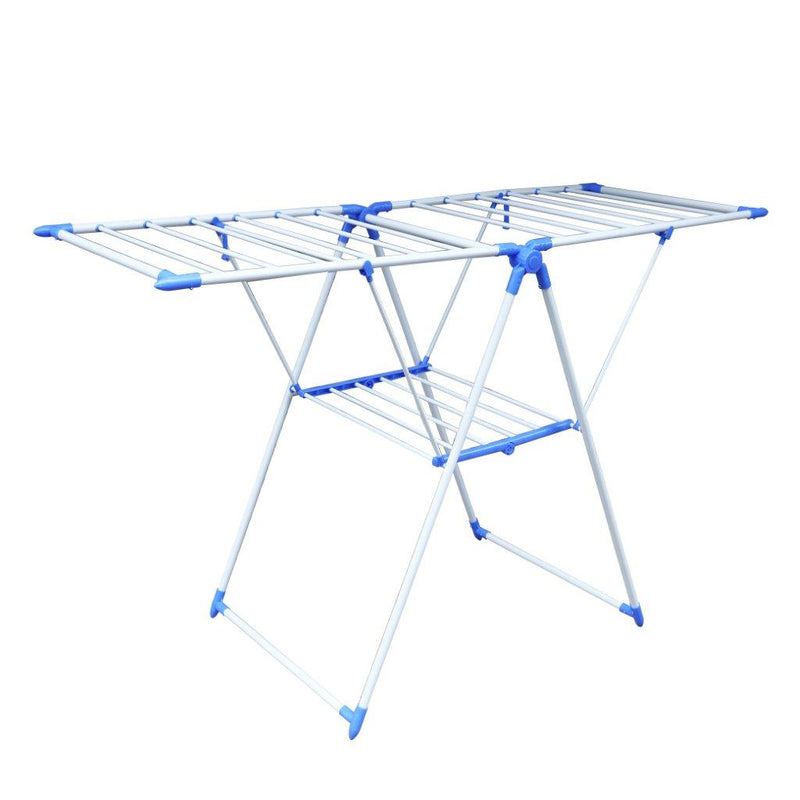 White Foldable Cloth Airer Cloth Drying Rack 60.5*106 cm