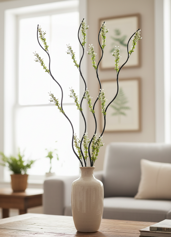 Realistic Touch Artificial Flower Plant Pack of 5 1.55 M