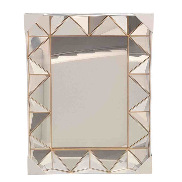 Decorative Rectangle Gold Frame Wall Mirror 56*75 cm