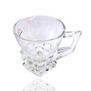 Premium Lead Free Glass Tea Cup Set of 6 Pcs 160ml