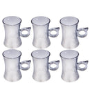 Premium Lead Free Glass Tea Cup Set of 6 Pcs