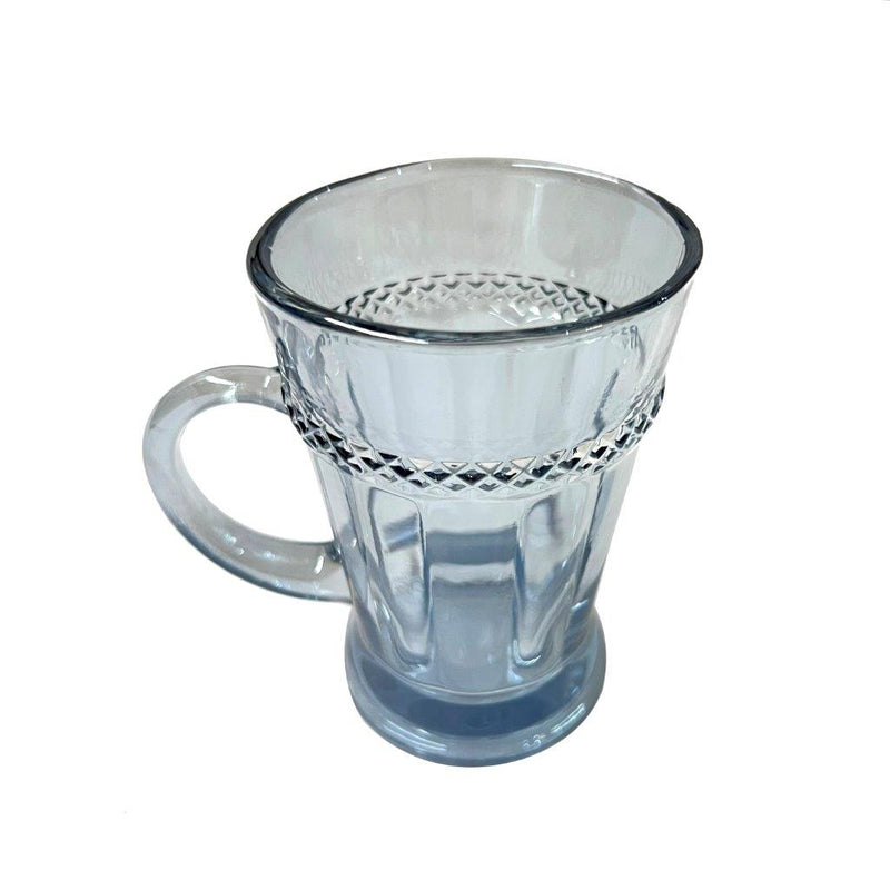 Premium Lead Free Glass Sky Tea Cup Set of 6 Pcs