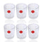 Premium Lead Free Glass Tumblers Set of 6 Pcs 230 ml