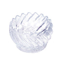 Crystal Glass Round Sugar Bowl Candy Jar Set of 6 Pcs 243 ml