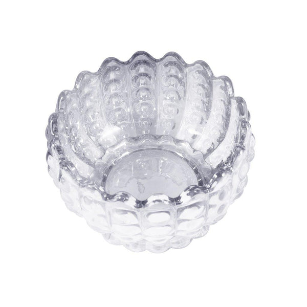 Crystal Cut Glass Ice Cream and Dessert Bowl with Saucer Set of 4 Pcs 243 ml