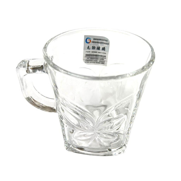 Premium Lead Free Glass Tea Cup Set of 6 Pcs