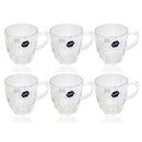 Premium Lead Free Glass Tea Cup Set of 6 Pcs 208 ml