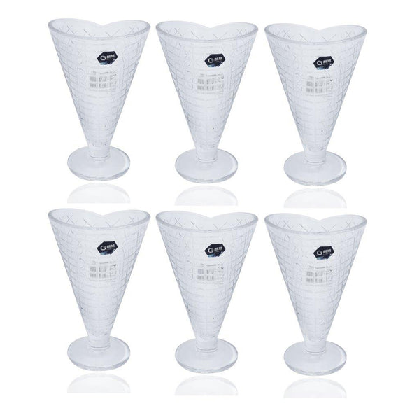 Milkshake Glass Tumblers Set of 6 Pcs 265ml