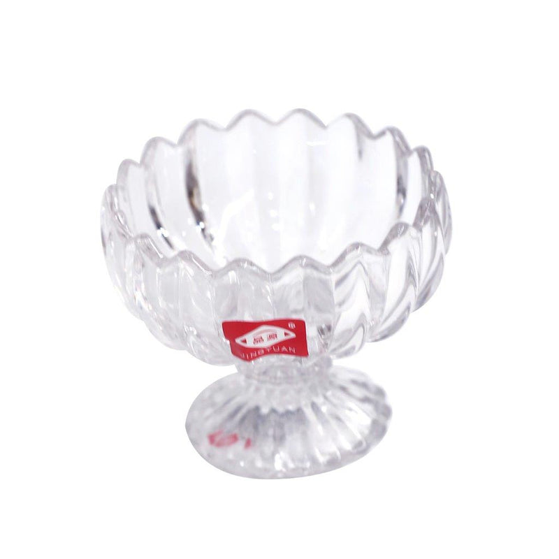 Crystal Cut Glass Ice Cream and Dessert Bowl Set of 6 Pcs