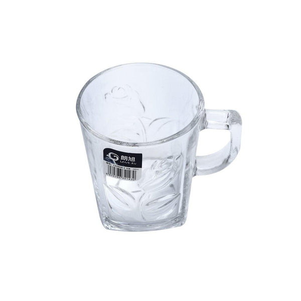 Premium Lead Free Glass Tea Cup Set of 6 Pcs 290 ml