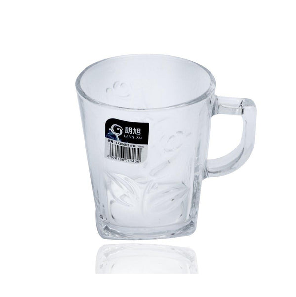 Premium Lead Free Glass Tea Cup Set of 6 Pcs 290 ml