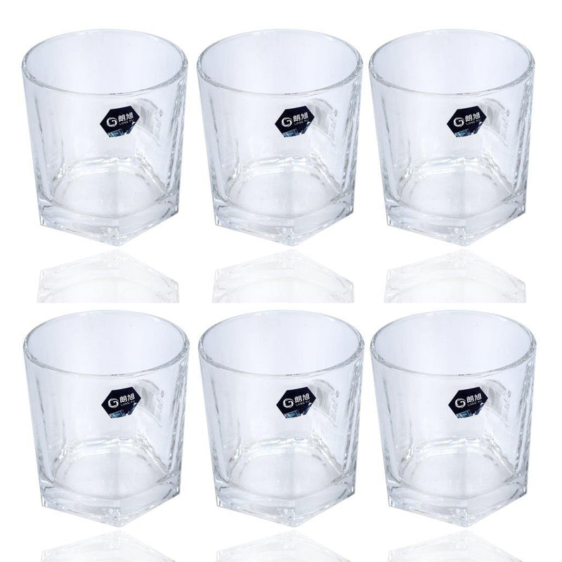 Premium Lead Free Glass Tumblers Set of 6 Pcs 300 ml