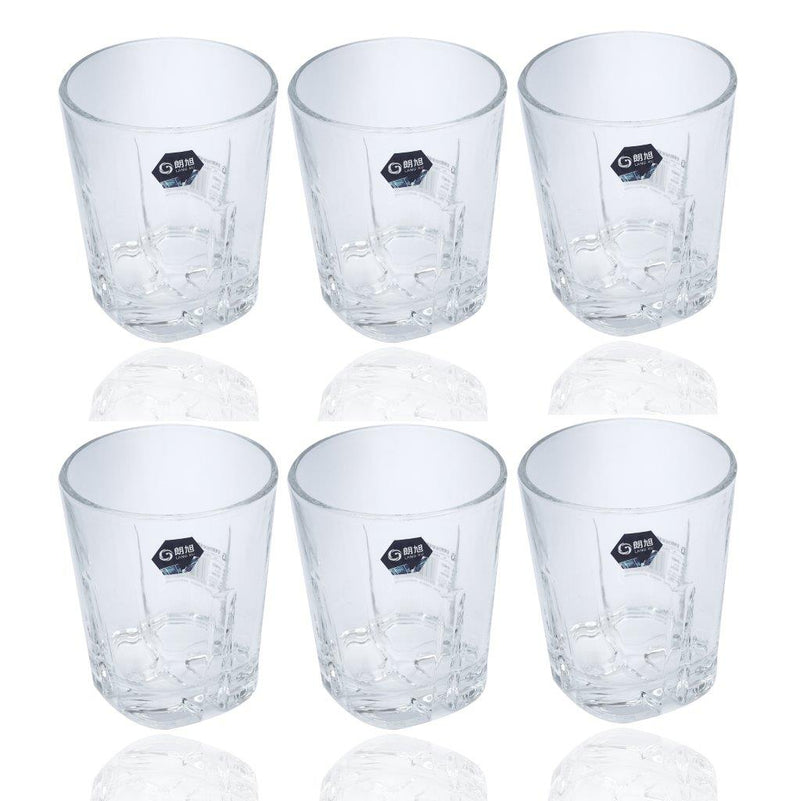 Premium Lead Free Glass Tumblers Set of 6 Pcs 325 ml