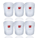 Premium Lead Free Glass Tumblers Set of 6 Pcs 350 ml