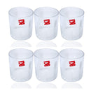 Premium Lead Free Glass Tumblers Set of 6 Pcs 250 ml