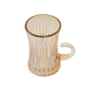 Premium Lead Free Amber Glass Tea Cup Set of 6 Pcs 120ml