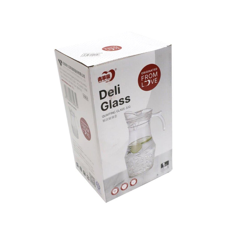 Premium Glass Beverage Jug Water Jug 1.8L