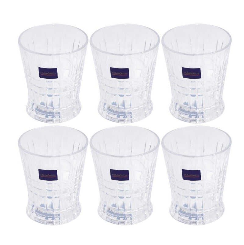 Drinking Glass Tumblers Set of 6 260 ml