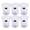 Premium Lead Free Glass Tumblers Set of 6 Pcs 270 ml