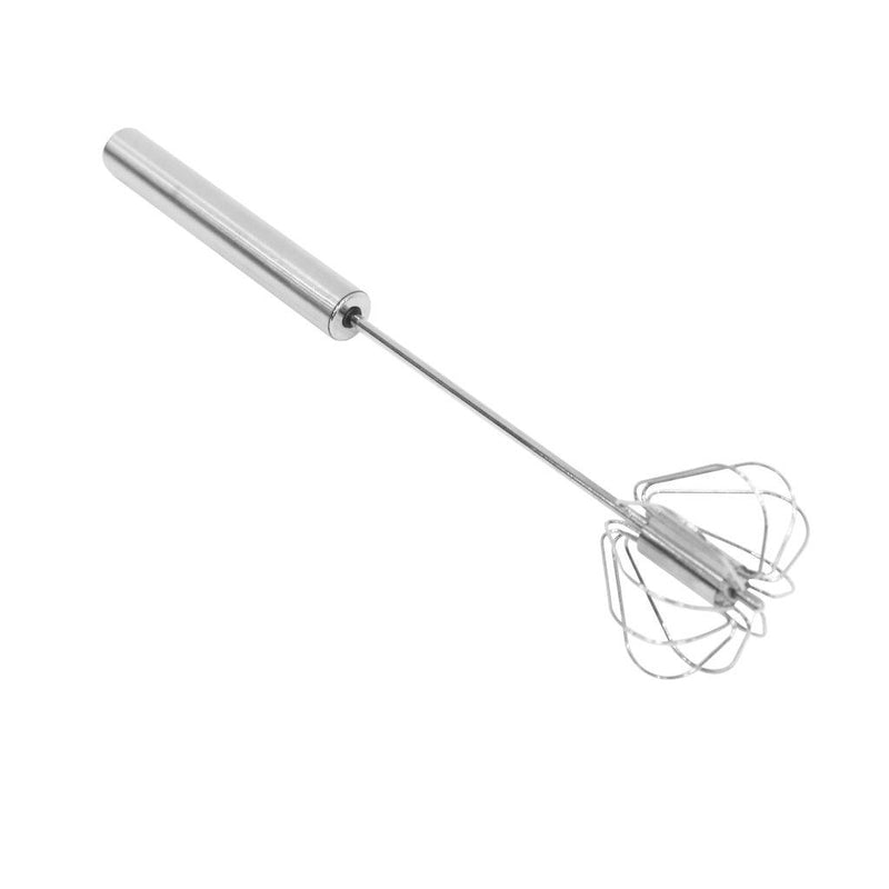 Stainless Steel Multipurpose Spin Whisk Egg Beater 30 cm