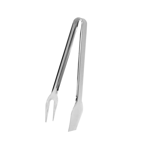 Stainless Steel Kitchen Clamp Salad Tongs 24 cm