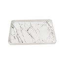 High Quality Marble Pattern Rectangular Melamine Serving Tray 36*24 cm