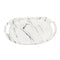 High Quality Marble Pattern Oval Melamine Serving Tray 30*21 cm