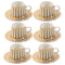 Ceramic Coffee Cup and Saucer Set of 6 Pcs Abstract Print Design 80 ml 11 cm