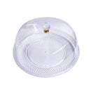 Premium Quality Acrylic Dome Cake Server with Cover 33 cm