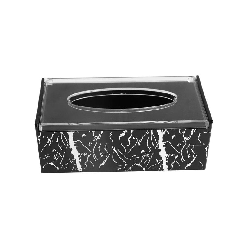 Deco Abstract Print Acrylic Tissue Box 22.4X12.2X7.9 cm