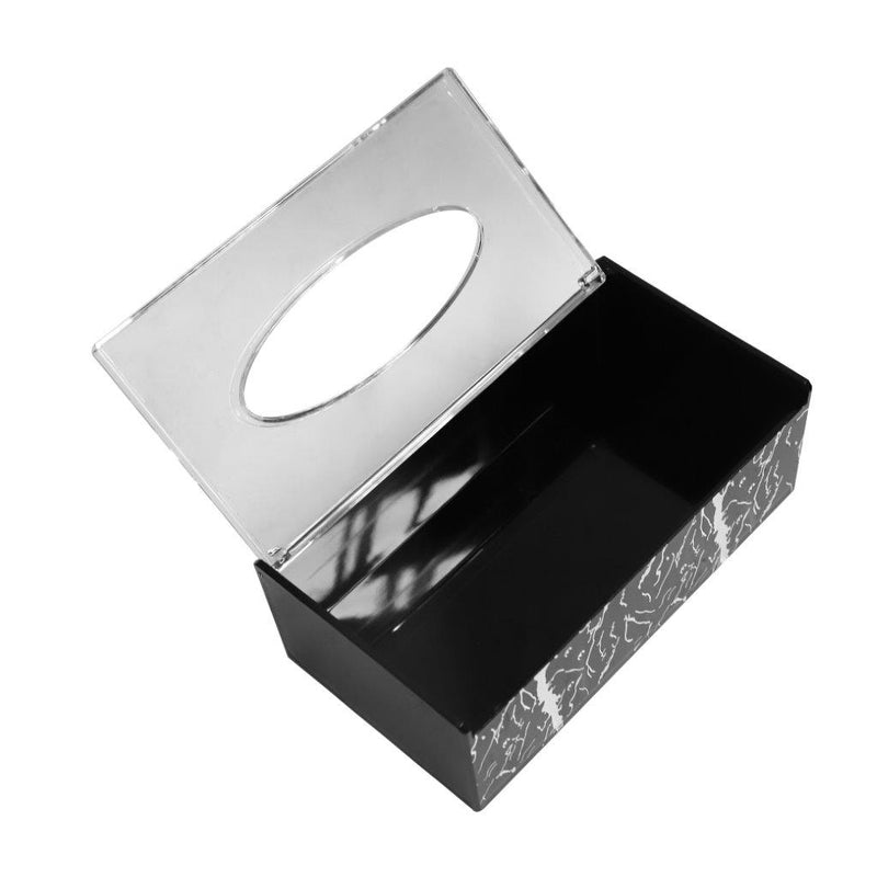 Deco Abstract Print Acrylic Tissue Box 22.4X12.2X7.9 cm