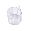 Premium Quality Acrylic Sugar Bowl Candy Jar with Spoon 9X13 cm