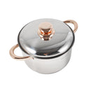 Stainless Steel Cooking Pot Stockpot Casserole Set of 4 Pcs 18/20/24/26 cm 27 L/ 31L