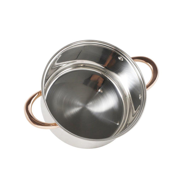 Stainless Steel Cooking Pot Stockpot Casserole Set of 4 Pcs 18/20/24/26 cm 27 L/ 31L