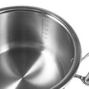 Stainless Steel Cooking Pot Stockpot Casserole Set of 3 Pcs 26/28/30 cm
 27 L/31L