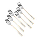 Stainless Steel Tableware Fruit Fork Set of 6 Pcs Kitchen Utensils 14.5 cm