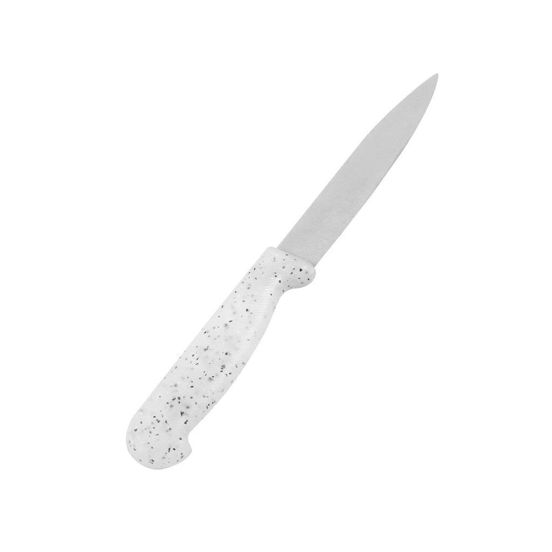 Stainless Steel Fruit Knife Marble Handle Set of 6 Pcs