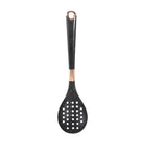 High Quality Plastic Kitchen Cutlery Utensil Spoon Set of 6 Pcs with Chrome Stand 37x15x13 cm