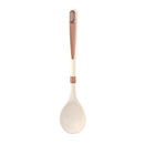 High Quality Plastic Kitchen Cutlery Utensil Spoon Set of 6 Pcs with Chrome Stand 11*17*39 cm