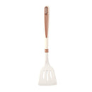 High Quality Plastic Kitchen Cutlery Utensil Spoon Set of 6 Pcs with Chrome Stand 11*17*39 cm