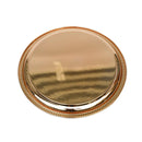 Stainless Steel Round Flat Gold Serving Tray 40 cm