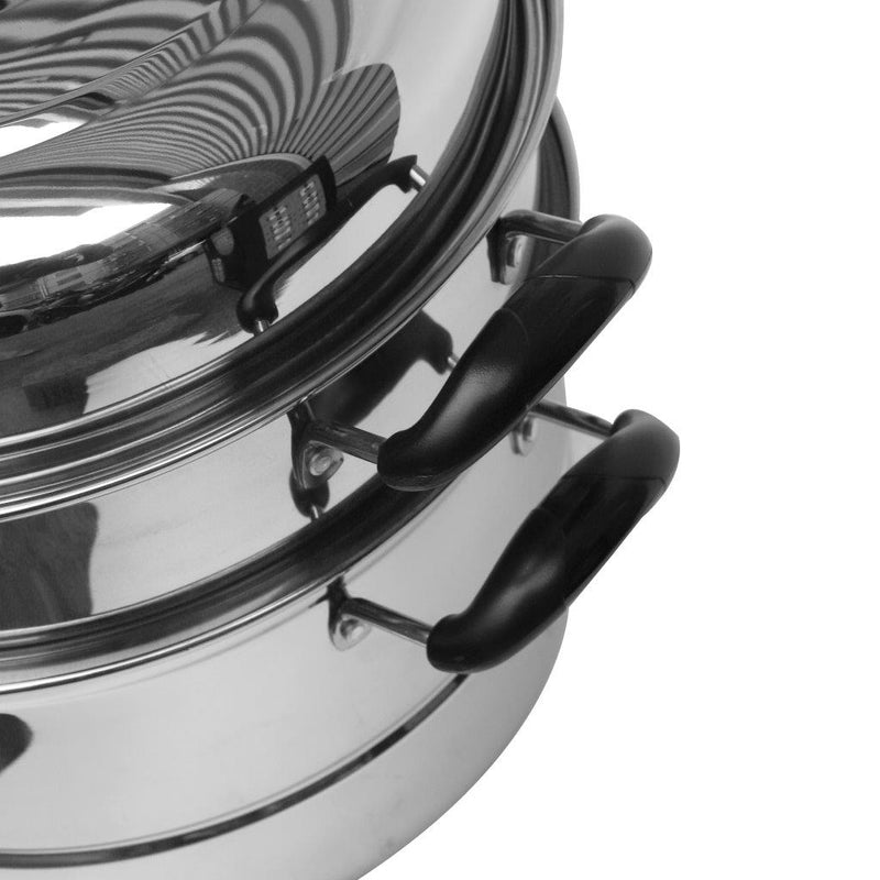 Stainless Steel Steamer Pan Set 2 tier 34 cm