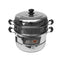 Stainless Steel Steamer Pan Set 2 tier 36 cm