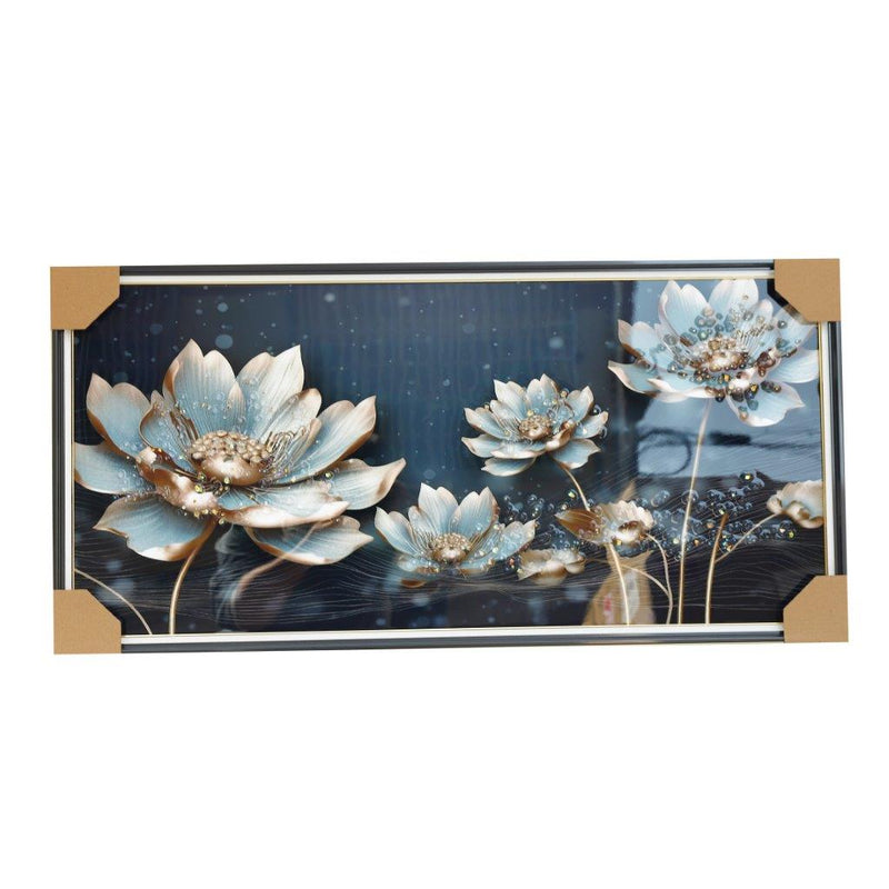 Home Decor Landscape Canvas Wall Art Floral Abstract Oil Painting Picture Frame 40*80 cm