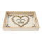 Abstract Deco Food Tray MDF  Rectangle Serving Tray Set of 2 Pcs 30*40/25*35 cm