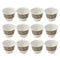 Ceramic Coffee Cawa Shafee Cup Set of 12 Pcs Abstract Print 80 cc