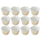 Ceramic Coffee Cawa Shafee Cup Set of 12 Pcs Abstract Print 80CC