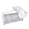 Metal Dish Drainer Rack Cutlery Storage Organizer Combo Water Drainer Tray